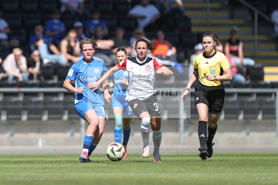 sport, action, Stadion am Brentanobad, SVM, SV Meppen 1912 e. V., SGE, Fussball, Frankfurt, Eintracht Frankfurt II, DFB, 25. Spieltag, 2. Frauen-Bundesliga, 11.05.2025 - Bild-ID: 2487681 sport, action, Stadion am Brentanobad, SVM, SV Meppen 1912 e. V., SGE, Fussball, Frankfurt, Eintracht Frankfurt II, DFB, 25. Spieltag, 2. Frauen-Bundesliga, 11.05.2025 - Bild-ID: 2487681