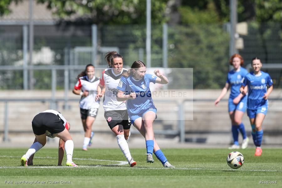 sport, action, Stadion am Brentanobad, SVM, SV Meppen 1912 e. V., SGE, Fussball, Frankfurt, Eintracht Frankfurt II, DFB, 25. Spieltag, 2. Frauen-Bundesliga, 11.05.2025 - Bild-ID: 2487694 sport, action, Stadion am Brentanobad, SVM, SV Meppen 1912 e. V., SGE, Fussball, Frankfurt, Eintracht Frankfurt II, DFB, 25. Spieltag, 2. Frauen-Bundesliga, 11.05.2025 - Bild-ID: 2487694