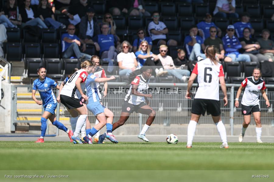 sport, action, Stadion am Brentanobad, SVM, SV Meppen 1912 e. V., SGE, Fussball, Frankfurt, Eintracht Frankfurt II, DFB, 25. Spieltag, 2. Frauen-Bundesliga, 11.05.2025 - Bild-ID: 2487698 sport, action, Stadion am Brentanobad, SVM, SV Meppen 1912 e. V., SGE, Fussball, Frankfurt, Eintracht Frankfurt II, DFB, 25. Spieltag, 2. Frauen-Bundesliga, 11.05.2025 - Bild-ID: 2487698