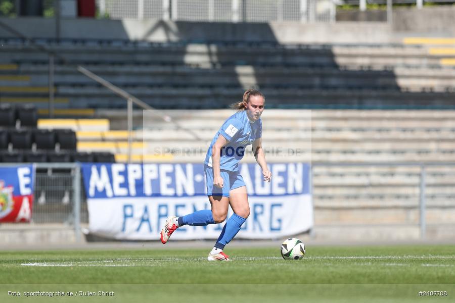sport, action, Stadion am Brentanobad, SVM, SV Meppen 1912 e. V., SGE, Fussball, Frankfurt, Eintracht Frankfurt II, DFB, 25. Spieltag, 2. Frauen-Bundesliga, 11.05.2025 - Bild-ID: 2487708