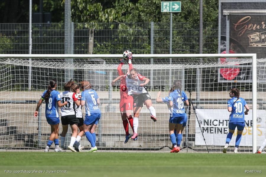 sport, action, Stadion am Brentanobad, SVM, SV Meppen 1912 e. V., SGE, Fussball, Frankfurt, Eintracht Frankfurt II, DFB, 25. Spieltag, 2. Frauen-Bundesliga, 11.05.2025 - Bild-ID: 2487746