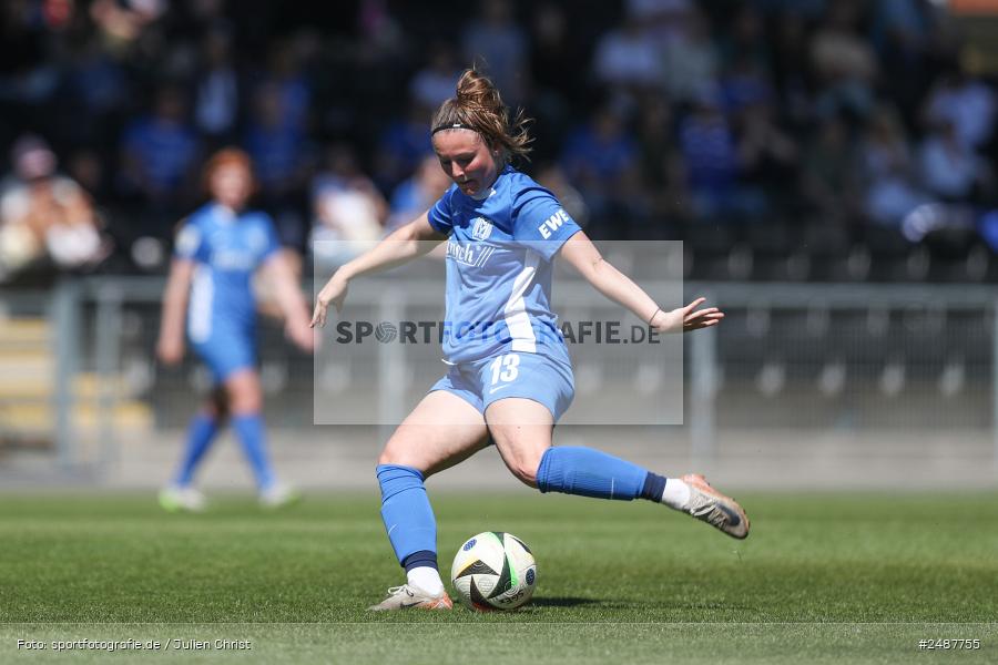 sport, action, Stadion am Brentanobad, SVM, SV Meppen 1912 e. V., SGE, Fussball, Frankfurt, Eintracht Frankfurt II, DFB, 25. Spieltag, 2. Frauen-Bundesliga, 11.05.2025 - Bild-ID: 2487755