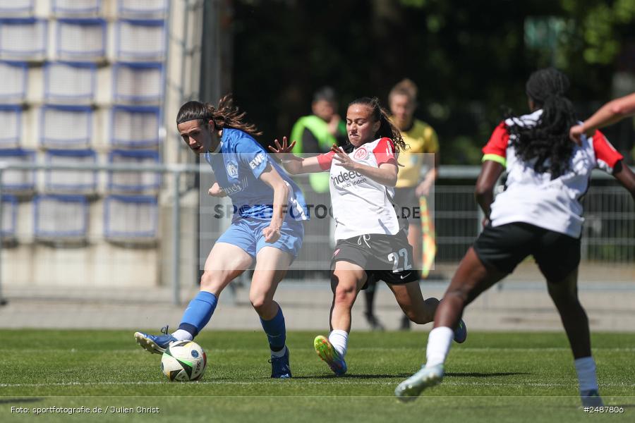 sport, action, Stadion am Brentanobad, SVM, SV Meppen 1912 e. V., SGE, Fussball, Frankfurt, Eintracht Frankfurt II, DFB, 25. Spieltag, 2. Frauen-Bundesliga, 11.05.2025 - Bild-ID: 2487806 sport, action, Stadion am Brentanobad, SVM, SV Meppen 1912 e. V., SGE, Fussball, Frankfurt, Eintracht Frankfurt II, DFB, 25. Spieltag, 2. Frauen-Bundesliga, 11.05.2025 - Bild-ID: 2487806