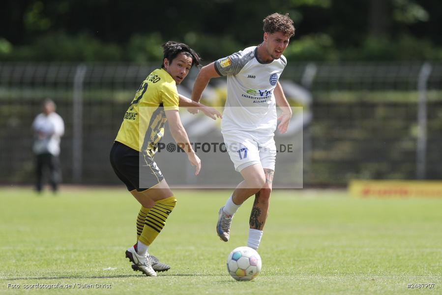 sport, action, SCH, SC 1960 Hanau, RP Wilhelmsbad, Hessenliga, Hanau, HFV, Fussball, FCB, FC Bayern Alzenau, 35. Spieltag, 11.05.2025 - Bild-ID: 2487907