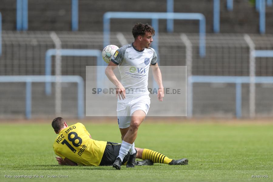 sport, action, SCH, SC 1960 Hanau, RP Wilhelmsbad, Hessenliga, Hanau, HFV, Fussball, FCB, FC Bayern Alzenau, 35. Spieltag, 11.05.2025 - Bild-ID: 2487923