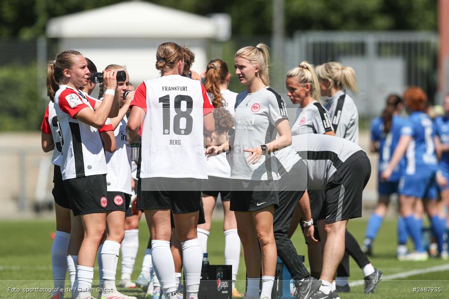 sport, action, Stadion am Brentanobad, SVM, SV Meppen 1912 e. V., SGE, Fussball, Frankfurt, Eintracht Frankfurt II, DFB, 25. Spieltag, 2. Frauen-Bundesliga, 11.05.2025 - Bild-ID: 2487935
