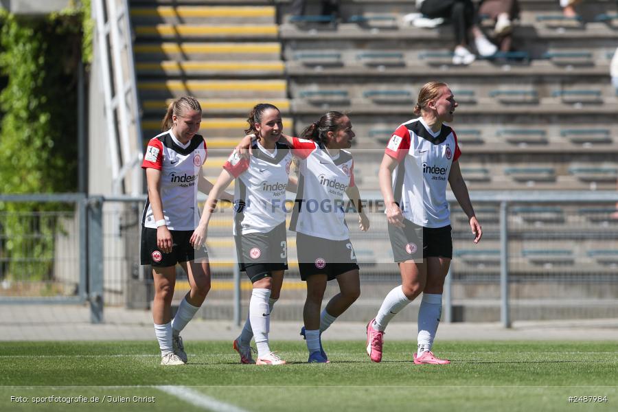 sport, action, Stadion am Brentanobad, SVM, SV Meppen 1912 e. V., SGE, Fussball, Frankfurt, Eintracht Frankfurt II, DFB, 25. Spieltag, 2. Frauen-Bundesliga, 11.05.2025 - Bild-ID: 2487984