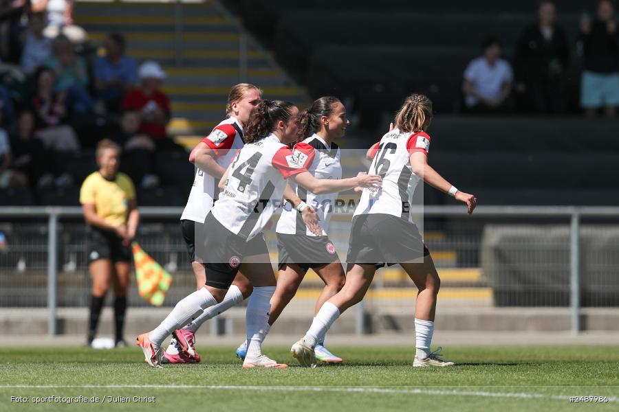 sport, action, Stadion am Brentanobad, SVM, SV Meppen 1912 e. V., SGE, Fussball, Frankfurt, Eintracht Frankfurt II, DFB, 25. Spieltag, 2. Frauen-Bundesliga, 11.05.2025 - Bild-ID: 2487986 sport, action, Stadion am Brentanobad, SVM, SV Meppen 1912 e. V., SGE, Fussball, Frankfurt, Eintracht Frankfurt II, DFB, 25. Spieltag, 2. Frauen-Bundesliga, 11.05.2025 - Bild-ID: 2487986