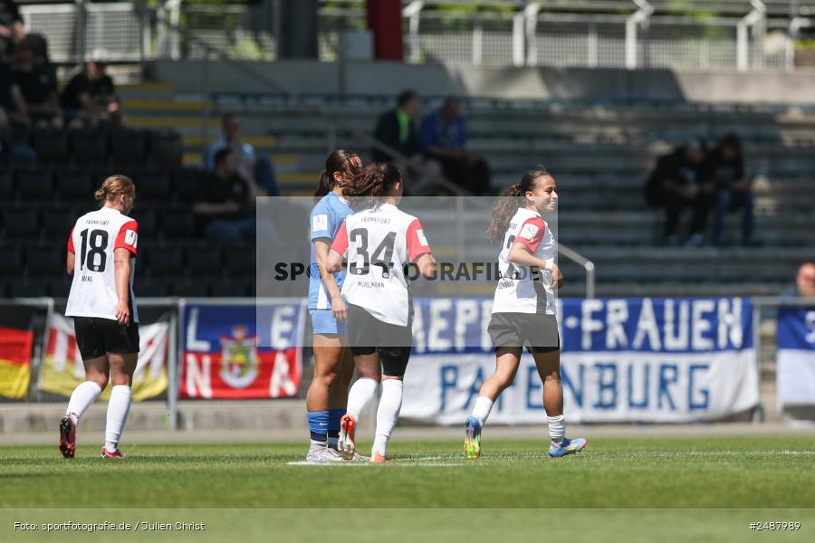 sport, action, Stadion am Brentanobad, SVM, SV Meppen 1912 e. V., SGE, Fussball, Frankfurt, Eintracht Frankfurt II, DFB, 25. Spieltag, 2. Frauen-Bundesliga, 11.05.2025 - Bild-ID: 2487989 sport, action, Stadion am Brentanobad, SVM, SV Meppen 1912 e. V., SGE, Fussball, Frankfurt, Eintracht Frankfurt II, DFB, 25. Spieltag, 2. Frauen-Bundesliga, 11.05.2025 - Bild-ID: 2487989