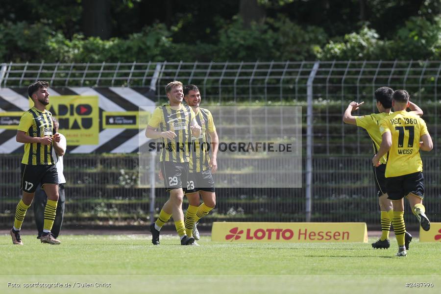 sport, action, SCH, SC 1960 Hanau, RP Wilhelmsbad, Hessenliga, Hanau, HFV, Fussball, FCB, FC Bayern Alzenau, 35. Spieltag, 11.05.2025 - Bild-ID: 2487996