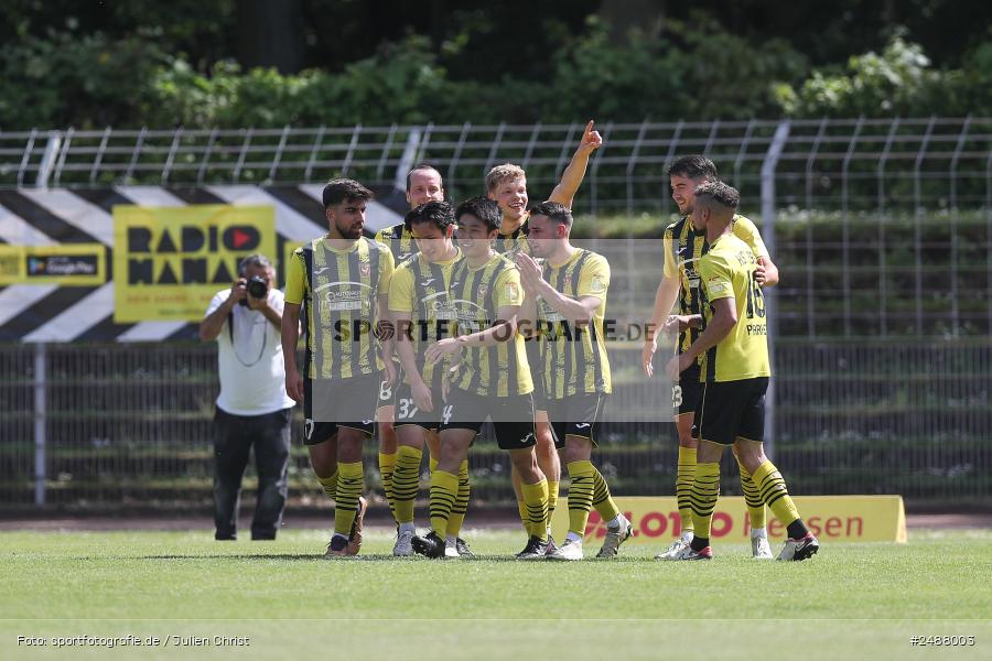 sport, action, SCH, SC 1960 Hanau, RP Wilhelmsbad, Hessenliga, Hanau, HFV, Fussball, FCB, FC Bayern Alzenau, 35. Spieltag, 11.05.2025 - Bild-ID: 2488003