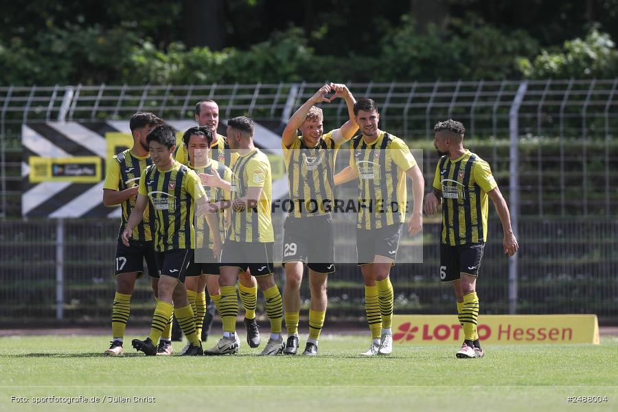 sport, action, SCH, SC 1960 Hanau, RP Wilhelmsbad, Hessenliga, Hanau, HFV, Fussball, FCB, FC Bayern Alzenau, 35. Spieltag, 11.05.2025 - Bild-ID: 2488004