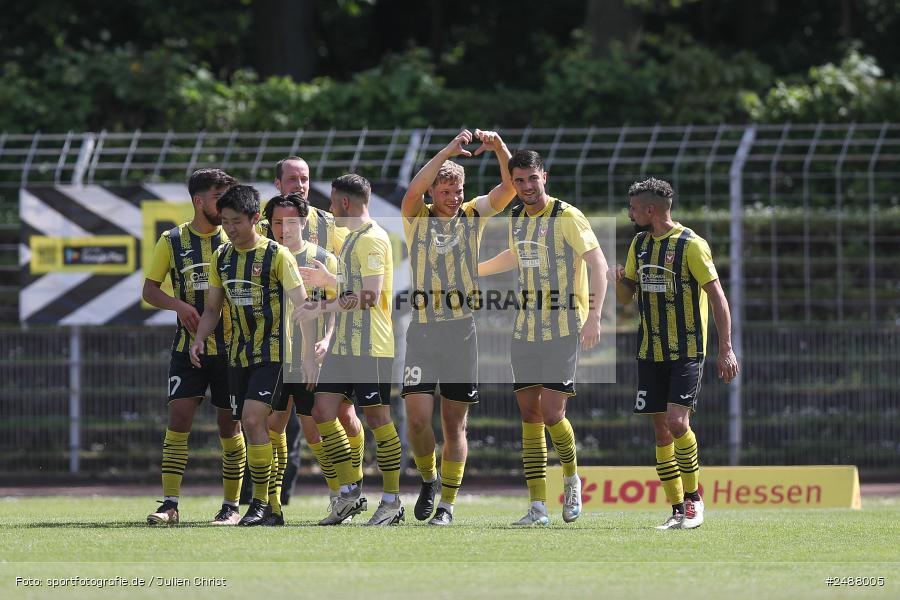 sport, action, SCH, SC 1960 Hanau, RP Wilhelmsbad, Hessenliga, Hanau, HFV, Fussball, FCB, FC Bayern Alzenau, 35. Spieltag, 11.05.2025 - Bild-ID: 2488005