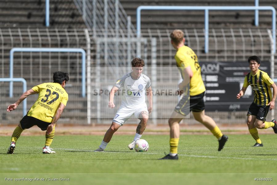 sport, action, SCH, SC 1960 Hanau, RP Wilhelmsbad, Hessenliga, Hanau, HFV, Fussball, FCB, FC Bayern Alzenau, 35. Spieltag, 11.05.2025 - Bild-ID: 2488023