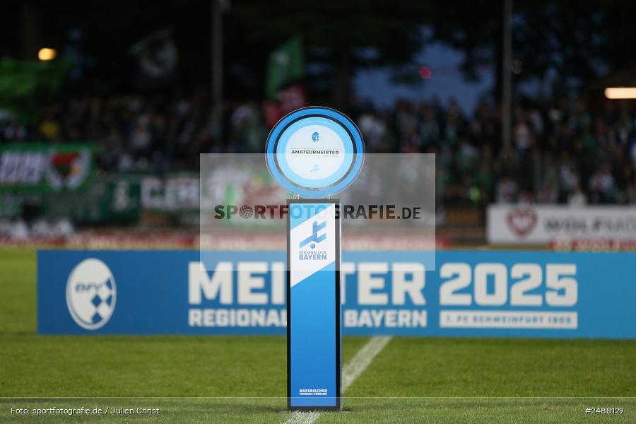 Sachs Stadion, Schweinfurt, 16.05.2025, sport, action, Fussball, BFV, Regionalliga Bayern, 34. Spieltag, FCA, FCS, FC Augsburg II, 1. FC Schweinfurt 1905 - Bild-ID: 2488129 Sachs Stadion, Schweinfurt, 16.05.2025, sport, action, Fussball, BFV, Regionalliga Bayern, 34. Spieltag, FCA, FCS, FC Augsburg II, 1. FC Schweinfurt 1905 - Bild-ID: 2488129