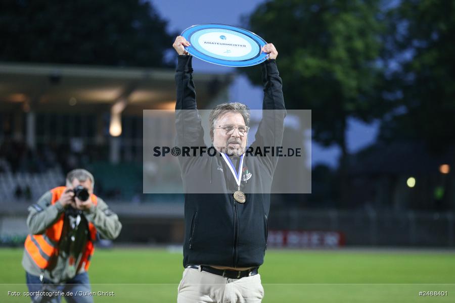 sport, action, Schweinfurt, Sachs Stadion, Regionalliga Bayern, Fussball, FCS, FCA, FC Augsburg II, BFV, 34. Spieltag, 16.05.2025, 1. FC Schweinfurt 1905 - Bild-ID: 2488401