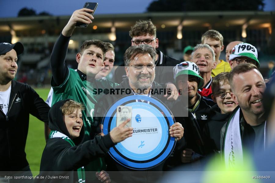 sport, action, Schweinfurt, Sachs Stadion, Regionalliga Bayern, Fussball, FCS, FCA, FC Augsburg II, BFV, 34. Spieltag, 16.05.2025, 1. FC Schweinfurt 1905 - Bild-ID: 2488409