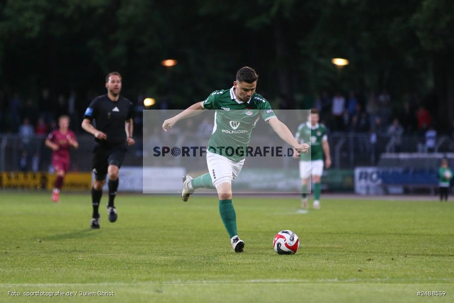sport, action, Schweinfurt, Sachs Stadion, Regionalliga Bayern, Fussball, FCS, FCA, FC Augsburg II, BFV, 34. Spieltag, 16.05.2025, 1. FC Schweinfurt 1905 - Bild-ID: 2488539
