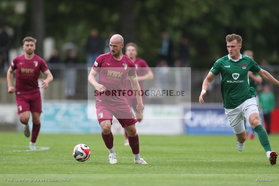 sport, action, Schweinfurt, Sachs Stadion, Regionalliga Bayern, Fussball, FCS, FCA, FC Augsburg II, BFV, 34. Spieltag, 16.05.2025, 1. FC Schweinfurt 1905 - Bild-ID: 2488580
