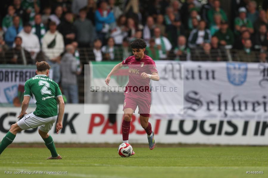 sport, action, Schweinfurt, Sachs Stadion, Regionalliga Bayern, Fussball, FCS, FCA, FC Augsburg II, BFV, 34. Spieltag, 16.05.2025, 1. FC Schweinfurt 1905 - Bild-ID: 2488583 sport, action, Schweinfurt, Sachs Stadion, Regionalliga Bayern, Fussball, FCS, FCA, FC Augsburg II, BFV, 34. Spieltag, 16.05.2025, 1. FC Schweinfurt 1905 - Bild-ID: 2488583