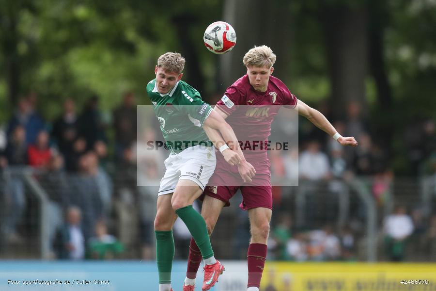 sport, action, Schweinfurt, Sachs Stadion, Regionalliga Bayern, Fussball, FCS, FCA, FC Augsburg II, BFV, 34. Spieltag, 16.05.2025, 1. FC Schweinfurt 1905 - Bild-ID: 2488590