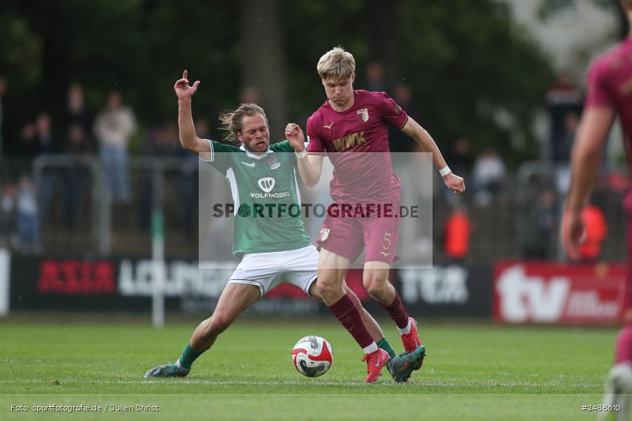 sport, action, Schweinfurt, Sachs Stadion, Regionalliga Bayern, Fussball, FCS, FCA, FC Augsburg II, BFV, 34. Spieltag, 16.05.2025, 1. FC Schweinfurt 1905 - Bild-ID: 2488610 sport, action, Schweinfurt, Sachs Stadion, Regionalliga Bayern, Fussball, FCS, FCA, FC Augsburg II, BFV, 34. Spieltag, 16.05.2025, 1. FC Schweinfurt 1905 - Bild-ID: 2488610
