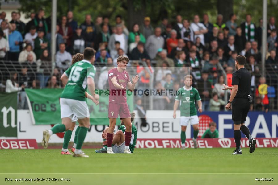 sport, action, Schweinfurt, Sachs Stadion, Regionalliga Bayern, Fussball, FCS, FCA, FC Augsburg II, BFV, 34. Spieltag, 16.05.2025, 1. FC Schweinfurt 1905 - Bild-ID: 2488623 sport, action, Schweinfurt, Sachs Stadion, Regionalliga Bayern, Fussball, FCS, FCA, FC Augsburg II, BFV, 34. Spieltag, 16.05.2025, 1. FC Schweinfurt 1905 - Bild-ID: 2488623