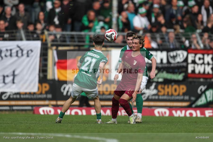 sport, action, Schweinfurt, Sachs Stadion, Regionalliga Bayern, Fussball, FCS, FCA, FC Augsburg II, BFV, 34. Spieltag, 16.05.2025, 1. FC Schweinfurt 1905 - Bild-ID: 2488689 sport, action, Schweinfurt, Sachs Stadion, Regionalliga Bayern, Fussball, FCS, FCA, FC Augsburg II, BFV, 34. Spieltag, 16.05.2025, 1. FC Schweinfurt 1905 - Bild-ID: 2488689