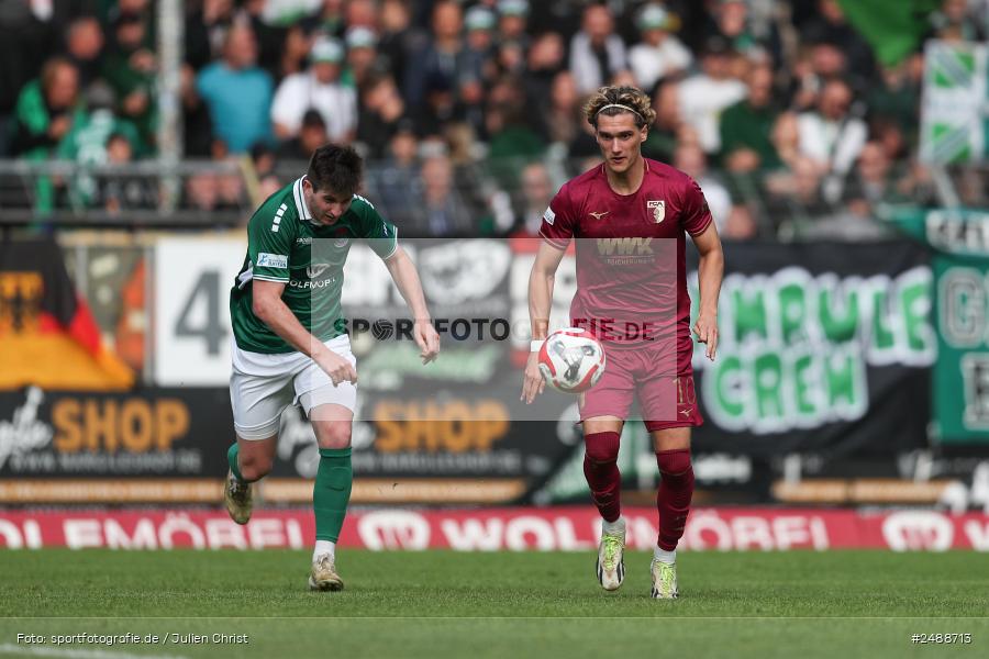 sport, action, Schweinfurt, Sachs Stadion, Regionalliga Bayern, Fussball, FCS, FCA, FC Augsburg II, BFV, 34. Spieltag, 16.05.2025, 1. FC Schweinfurt 1905 - Bild-ID: 2488713 sport, action, Schweinfurt, Sachs Stadion, Regionalliga Bayern, Fussball, FCS, FCA, FC Augsburg II, BFV, 34. Spieltag, 16.05.2025, 1. FC Schweinfurt 1905 - Bild-ID: 2488713
