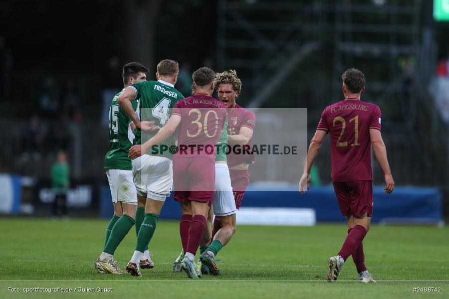 sport, action, Schweinfurt, Sachs Stadion, Regionalliga Bayern, Fussball, FCS, FCA, FC Augsburg II, BFV, 34. Spieltag, 16.05.2025, 1. FC Schweinfurt 1905 - Bild-ID: 2488742 sport, action, Schweinfurt, Sachs Stadion, Regionalliga Bayern, Fussball, FCS, FCA, FC Augsburg II, BFV, 34. Spieltag, 16.05.2025, 1. FC Schweinfurt 1905 - Bild-ID: 2488742