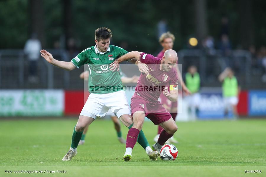 sport, action, Schweinfurt, Sachs Stadion, Regionalliga Bayern, Fussball, FCS, FCA, FC Augsburg II, BFV, 34. Spieltag, 16.05.2025, 1. FC Schweinfurt 1905 - Bild-ID: 2488758