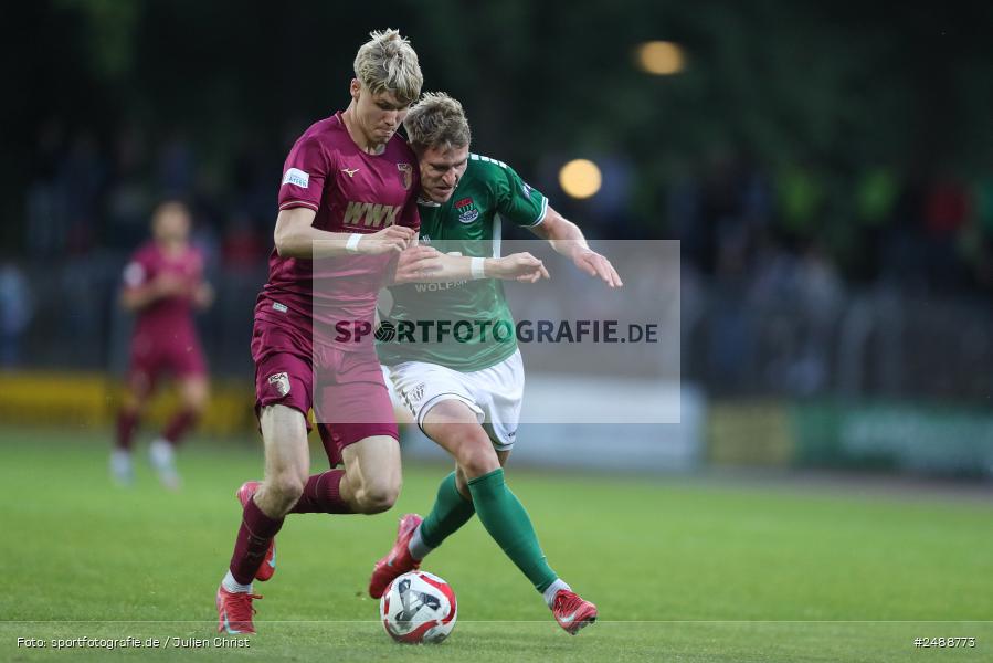 sport, action, Schweinfurt, Sachs Stadion, Regionalliga Bayern, Fussball, FCS, FCA, FC Augsburg II, BFV, 34. Spieltag, 16.05.2025, 1. FC Schweinfurt 1905 - Bild-ID: 2488773 sport, action, Schweinfurt, Sachs Stadion, Regionalliga Bayern, Fussball, FCS, FCA, FC Augsburg II, BFV, 34. Spieltag, 16.05.2025, 1. FC Schweinfurt 1905 - Bild-ID: 2488773