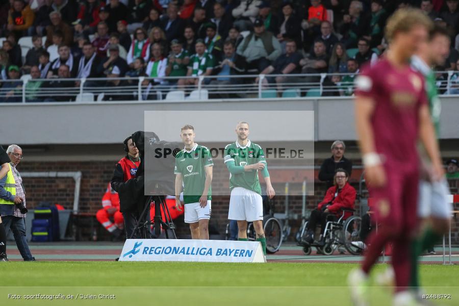 sport, action, Schweinfurt, Sachs Stadion, Regionalliga Bayern, Fussball, FCS, FCA, FC Augsburg II, BFV, 34. Spieltag, 16.05.2025, 1. FC Schweinfurt 1905 - Bild-ID: 2488792