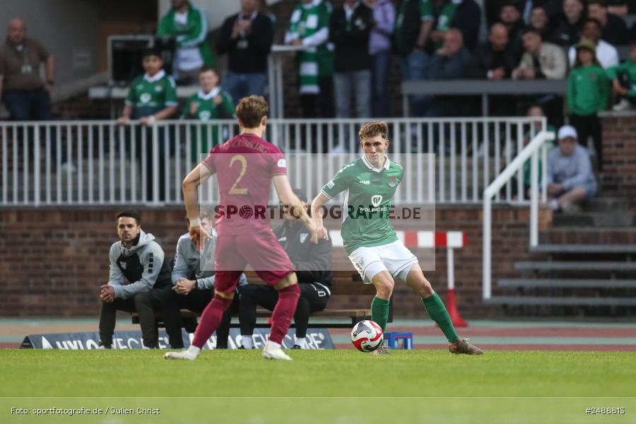 sport, action, Schweinfurt, Sachs Stadion, Regionalliga Bayern, Fussball, FCS, FCA, FC Augsburg II, BFV, 34. Spieltag, 16.05.2025, 1. FC Schweinfurt 1905 - Bild-ID: 2488813 sport, action, Schweinfurt, Sachs Stadion, Regionalliga Bayern, Fussball, FCS, FCA, FC Augsburg II, BFV, 34. Spieltag, 16.05.2025, 1. FC Schweinfurt 1905 - Bild-ID: 2488813