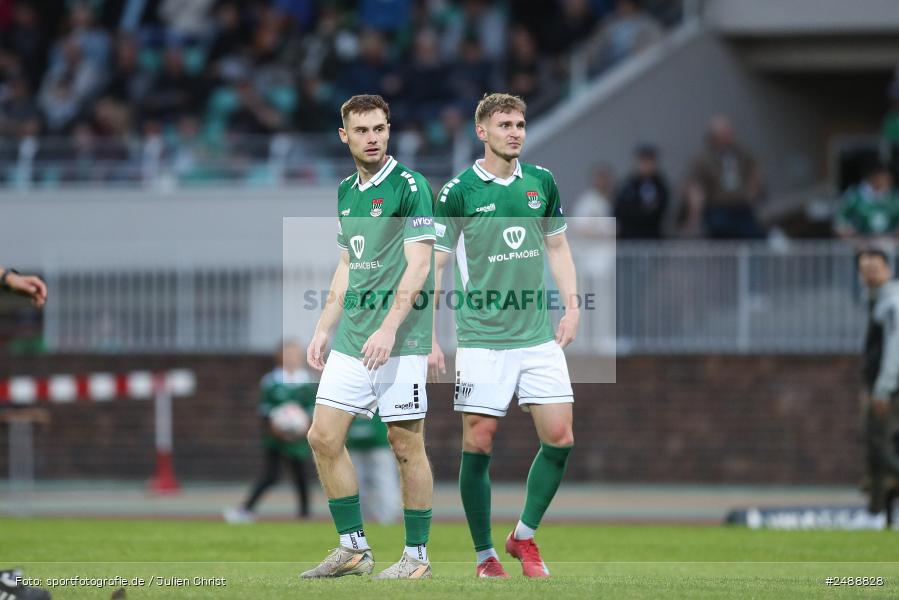 sport, action, Schweinfurt, Sachs Stadion, Regionalliga Bayern, Fussball, FCS, FCA, FC Augsburg II, BFV, 34. Spieltag, 16.05.2025, 1. FC Schweinfurt 1905 - Bild-ID: 2488828