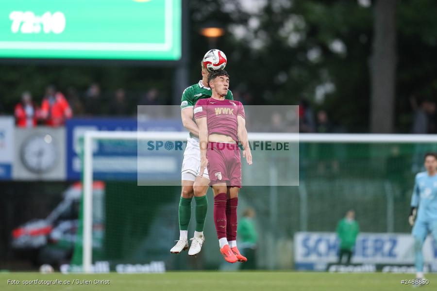 sport, action, Schweinfurt, Sachs Stadion, Regionalliga Bayern, Fussball, FCS, FCA, FC Augsburg II, BFV, 34. Spieltag, 16.05.2025, 1. FC Schweinfurt 1905 - Bild-ID: 2488830 sport, action, Schweinfurt, Sachs Stadion, Regionalliga Bayern, Fussball, FCS, FCA, FC Augsburg II, BFV, 34. Spieltag, 16.05.2025, 1. FC Schweinfurt 1905 - Bild-ID: 2488830
