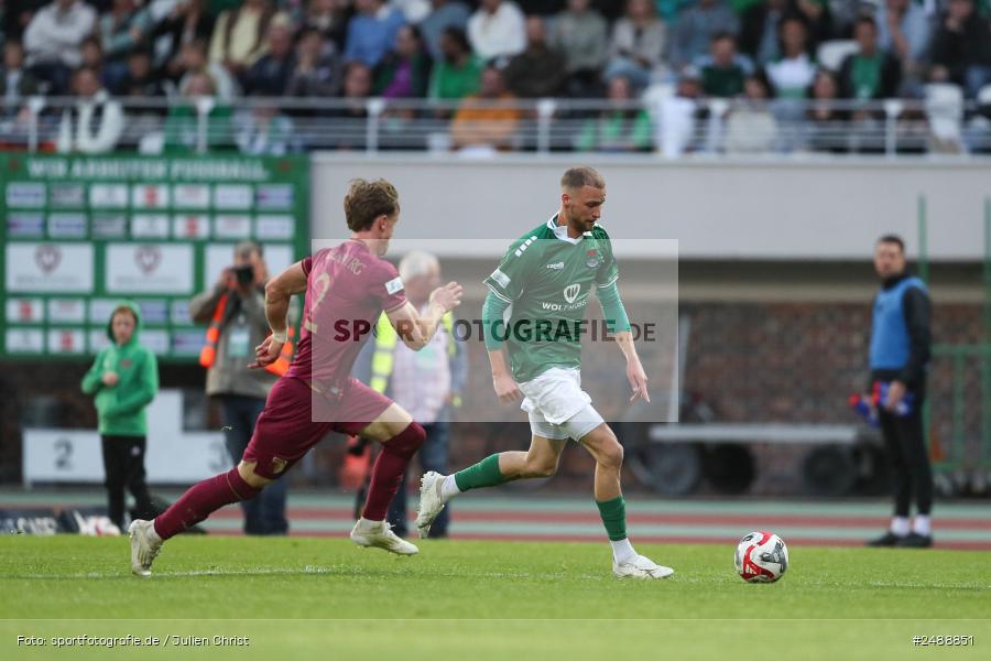 sport, action, Schweinfurt, Sachs Stadion, Regionalliga Bayern, Fussball, FCS, FCA, FC Augsburg II, BFV, 34. Spieltag, 16.05.2025, 1. FC Schweinfurt 1905 - Bild-ID: 2488851 sport, action, Schweinfurt, Sachs Stadion, Regionalliga Bayern, Fussball, FCS, FCA, FC Augsburg II, BFV, 34. Spieltag, 16.05.2025, 1. FC Schweinfurt 1905 - Bild-ID: 2488851