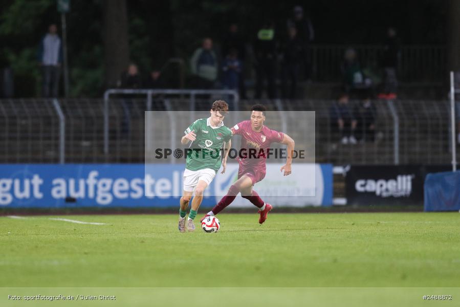 sport, action, Schweinfurt, Sachs Stadion, Regionalliga Bayern, Fussball, FCS, FCA, FC Augsburg II, BFV, 34. Spieltag, 16.05.2025, 1. FC Schweinfurt 1905 - Bild-ID: 2488872