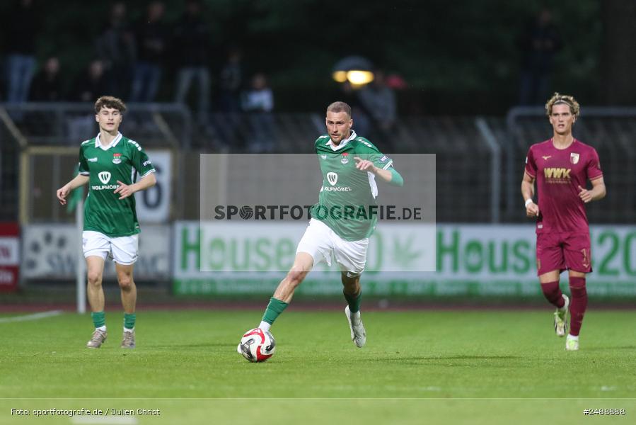 sport, action, Schweinfurt, Sachs Stadion, Regionalliga Bayern, Fussball, FCS, FCA, FC Augsburg II, BFV, 34. Spieltag, 16.05.2025, 1. FC Schweinfurt 1905 - Bild-ID: 2488888