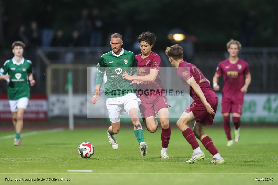 sport, action, Schweinfurt, Sachs Stadion, Regionalliga Bayern, Fussball, FCS, FCA, FC Augsburg II, BFV, 34. Spieltag, 16.05.2025, 1. FC Schweinfurt 1905 - Bild-ID: 2488893 sport, action, Schweinfurt, Sachs Stadion, Regionalliga Bayern, Fussball, FCS, FCA, FC Augsburg II, BFV, 34. Spieltag, 16.05.2025, 1. FC Schweinfurt 1905 - Bild-ID: 2488893