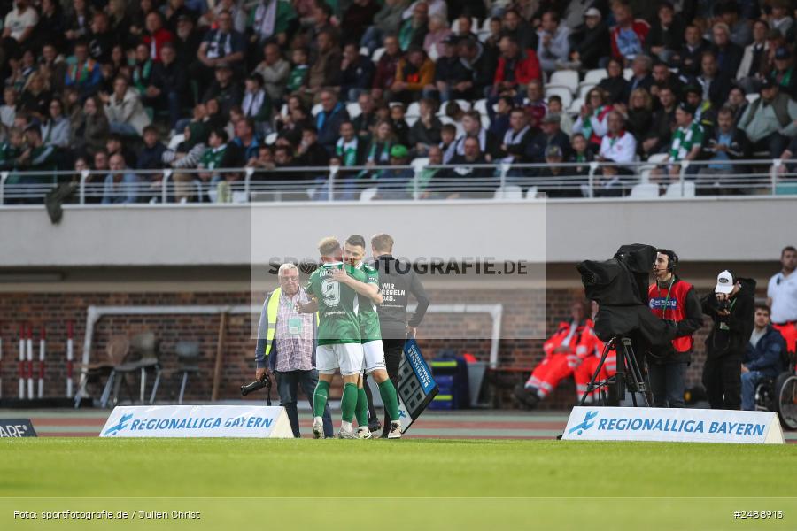 sport, action, Schweinfurt, Sachs Stadion, Regionalliga Bayern, Fussball, FCS, FCA, FC Augsburg II, BFV, 34. Spieltag, 16.05.2025, 1. FC Schweinfurt 1905 - Bild-ID: 2488913