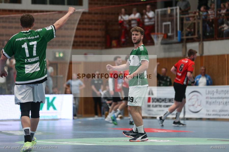 tectake Arena, sport, action, Würzburg, Wölfe Würzburg, MTV Braunschweig 1847, MTV, Handball, DJK, DHB, Aufstiegsrunde, 3. Liga, 17.05.2025, 1. Spieltag - Bild-ID: 2489352