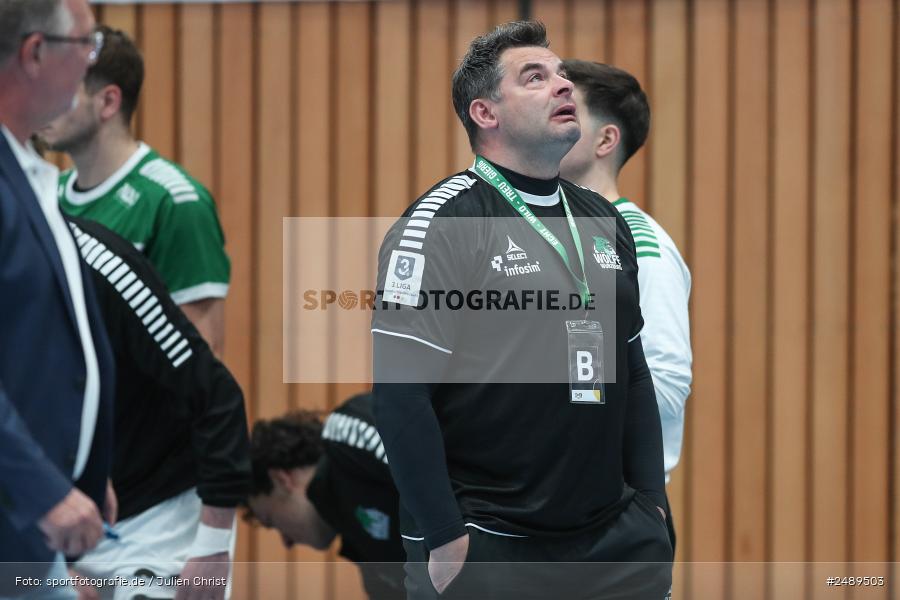 tectake Arena, sport, action, Würzburg, Wölfe Würzburg, MTV Braunschweig 1847, MTV, Handball, DJK, DHB, Aufstiegsrunde, 3. Liga, 17.05.2025, 1. Spieltag - Bild-ID: 2489503