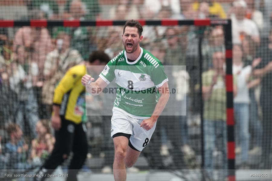 tectake Arena, sport, action, Würzburg, Wölfe Würzburg, MTV Braunschweig 1847, MTV, Handball, DJK, DHB, Aufstiegsrunde, 3. Liga, 17.05.2025, 1. Spieltag - Bild-ID: 2489525