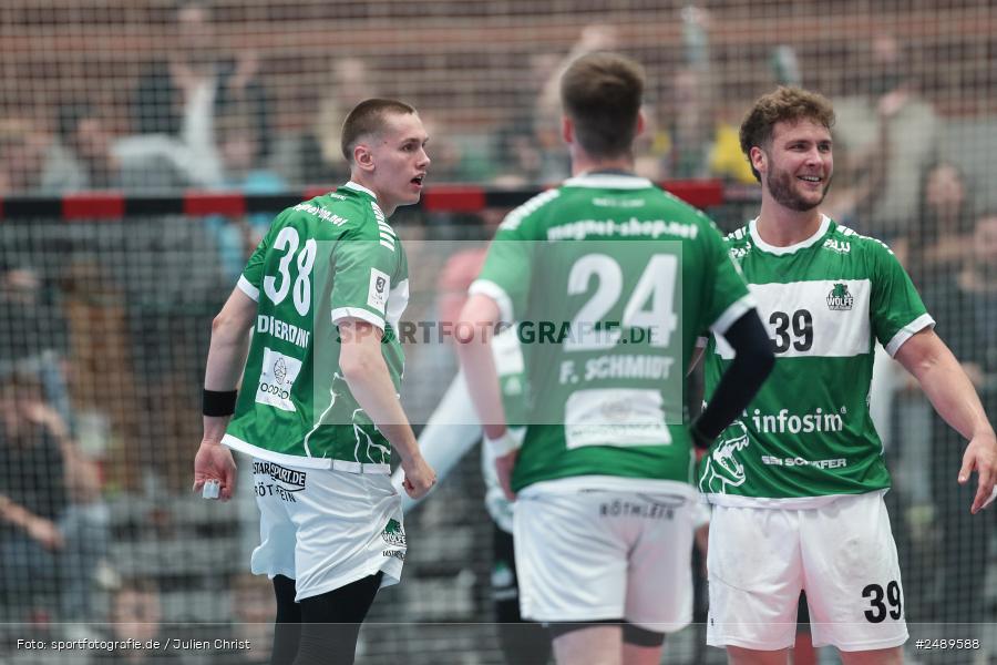 tectake Arena, sport, action, Würzburg, Wölfe Würzburg, MTV Braunschweig 1847, MTV, Handball, DJK, DHB, Aufstiegsrunde, 3. Liga, 17.05.2025, 1. Spieltag - Bild-ID: 2489588