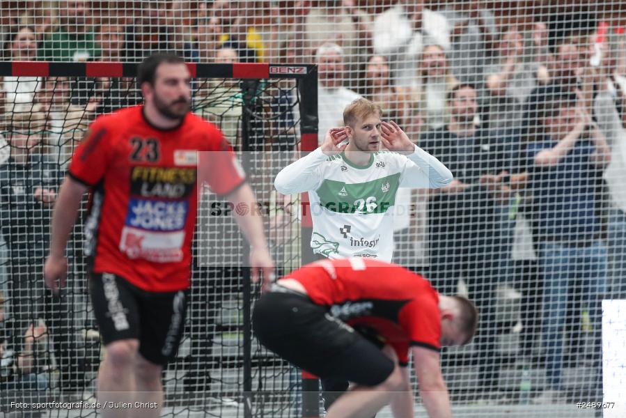 tectake Arena, sport, action, Würzburg, Wölfe Würzburg, MTV Braunschweig 1847, MTV, Handball, DJK, DHB, Aufstiegsrunde, 3. Liga, 17.05.2025, 1. Spieltag - Bild-ID: 2489677