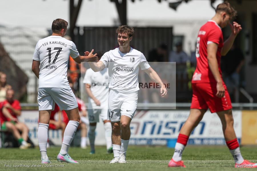 sport, action, TSV Lohr, TSV Karlburg, Sportgelände, Lohr am Main, Landesliga Nordwest, Fussball, Bezirksliga Unterfranken West, BFV, 21.06.2025 - Bild-ID: 2490443