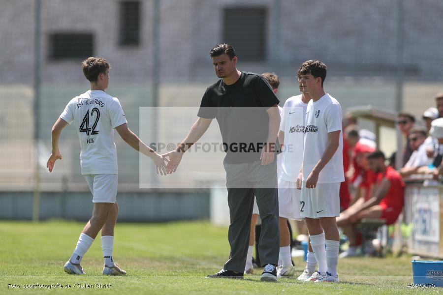 sport, action, TSV Lohr, TSV Karlburg, Sportgelände, Lohr am Main, Landesliga Nordwest, Fussball, Bezirksliga Unterfranken West, BFV, 21.06.2025 - Bild-ID: 2490575