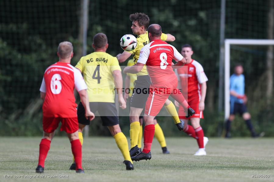 sport, action, Sportgelände, SVP, SV Pfaffenhausen, Kreisliga Würzburg, KOL Gelnhausen, HFV, Fussball, BSC Aura, BFV, BCA, Aura im Sinngrund, 24.06.2025 - Bild-ID: 2490650 sport, action, Sportgelände, SVP, SV Pfaffenhausen, Kreisliga Würzburg, KOL Gelnhausen, HFV, Fussball, BSC Aura, BFV, BCA, Aura im Sinngrund, 24.06.2025 - Bild-ID: 2490650