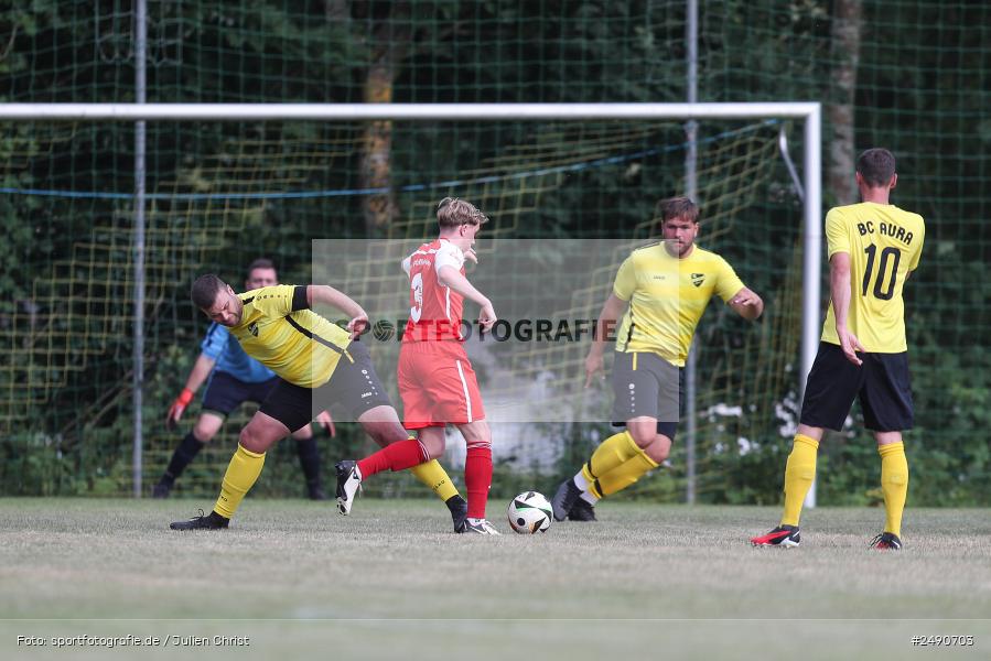 sport, action, Sportgelände, SVP, SV Pfaffenhausen, Kreisliga Würzburg, KOL Gelnhausen, HFV, Fussball, BSC Aura, BFV, BCA, Aura im Sinngrund, 24.06.2025 - Bild-ID: 2490703 sport, action, Sportgelände, SVP, SV Pfaffenhausen, Kreisliga Würzburg, KOL Gelnhausen, HFV, Fussball, BSC Aura, BFV, BCA, Aura im Sinngrund, 24.06.2025 - Bild-ID: 2490703